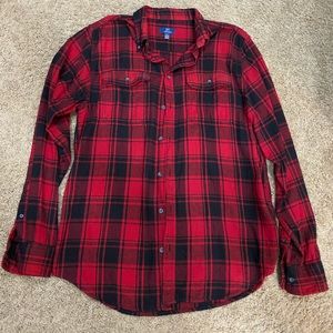 George Buffalo Plaid Button down shirt size Large Tall